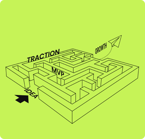 Illustration challenging typical startup stereotypes